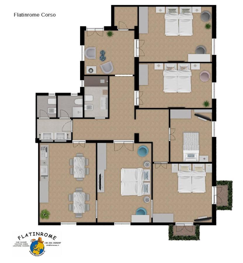 Appartamento "Corso - Cuore Di Roma" By FlatinRom Exterior foto